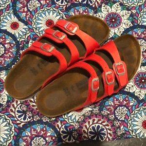 Birkenstock Florida Orange size 39 narrow
